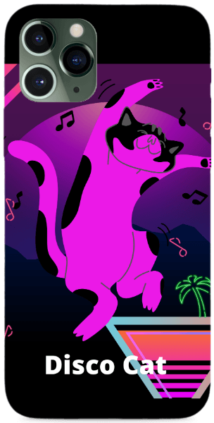 Disco Cat in action