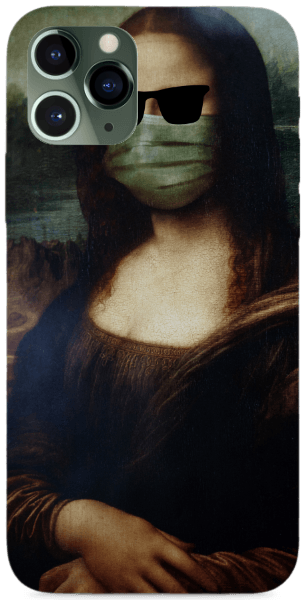 Mona Lisa Covid portré
