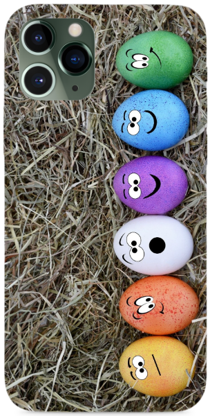 Vicces színes tojások