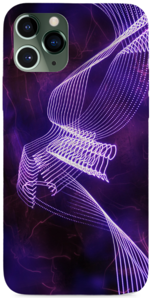 Purple Led Wave