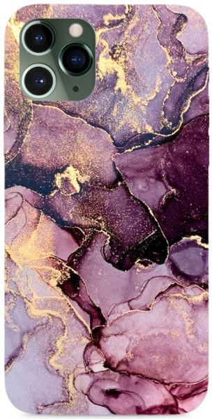 Purple and Gold Marble