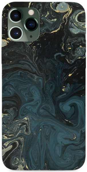 Turquoise and Gold Marble