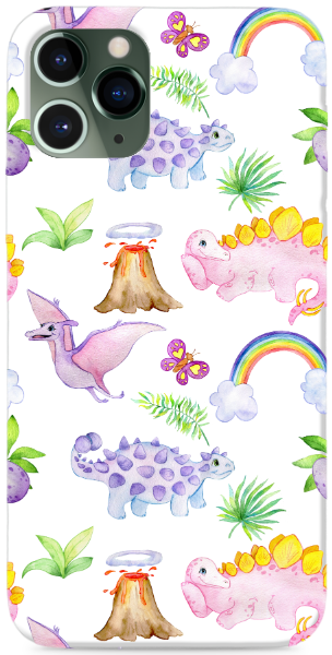 Dinoszauruszok lilás színes