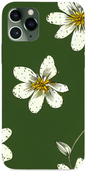 Kis fehér virág, meggyfa ihlette