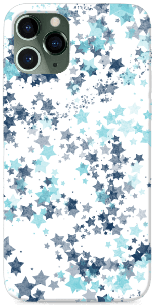 Kék csillagos minta