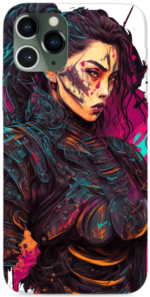 Cyberpunk női szamuráj