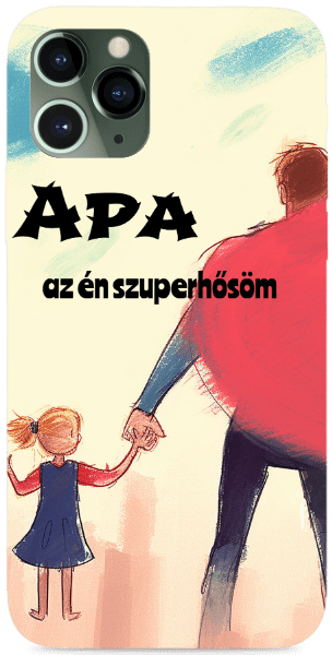 Apa az én szuperhősöm felirattal