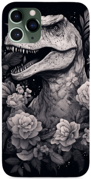 Dínó, fekete-fehér 2