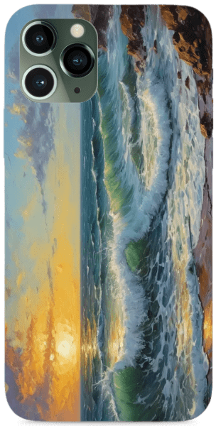 Tenger naplementével