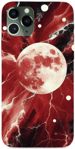 Red and Black Marble