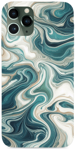 Blue and White Marble