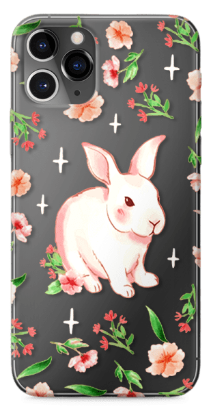 Flowers and Bunny
