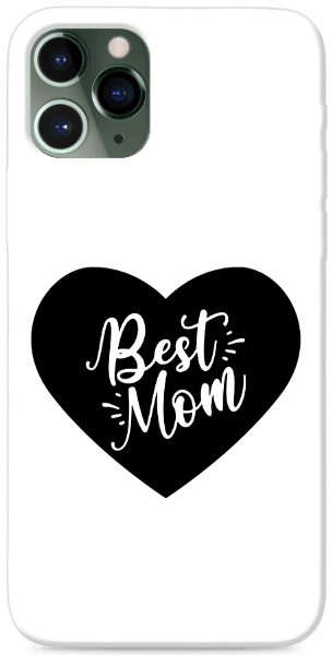 Best Mom Heart (átlátszó háttérrel)