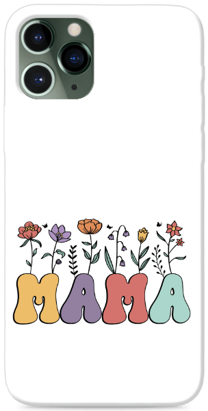 Virágos Mama - átlátszó háttér