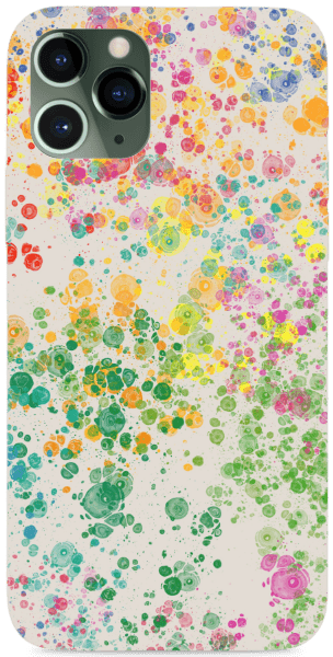 Színes festékpöttyök