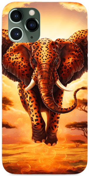 Leopárd pöttyös elefánt