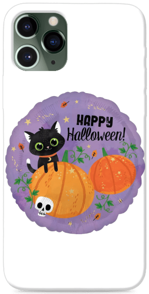 Happy Halloween - Cat (átlátszó háttérrel)