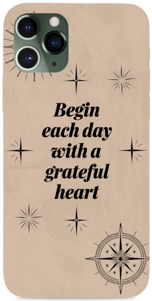 Begin each day with a grateful heart