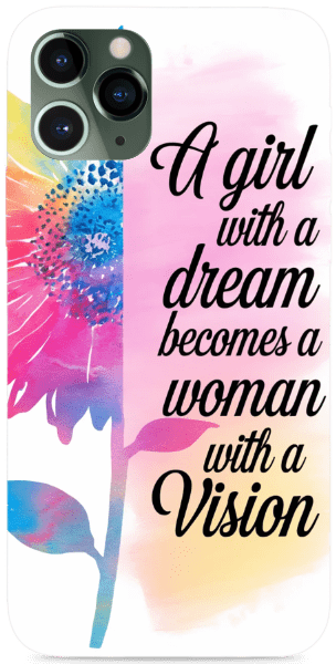 A girl with a dream becomes a womam with a vision