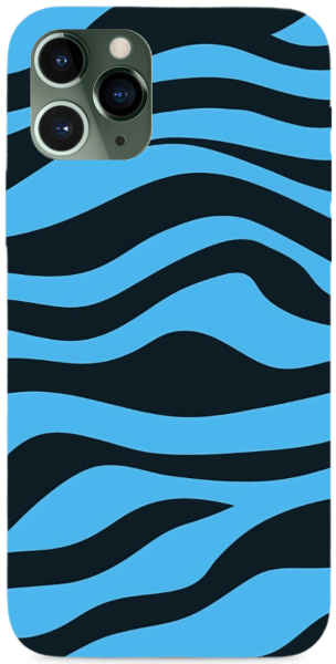 Tigricsík minta kék-fekete