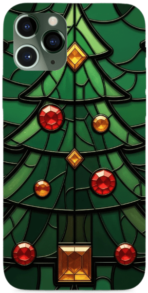 Stanied Glass Xmas tree