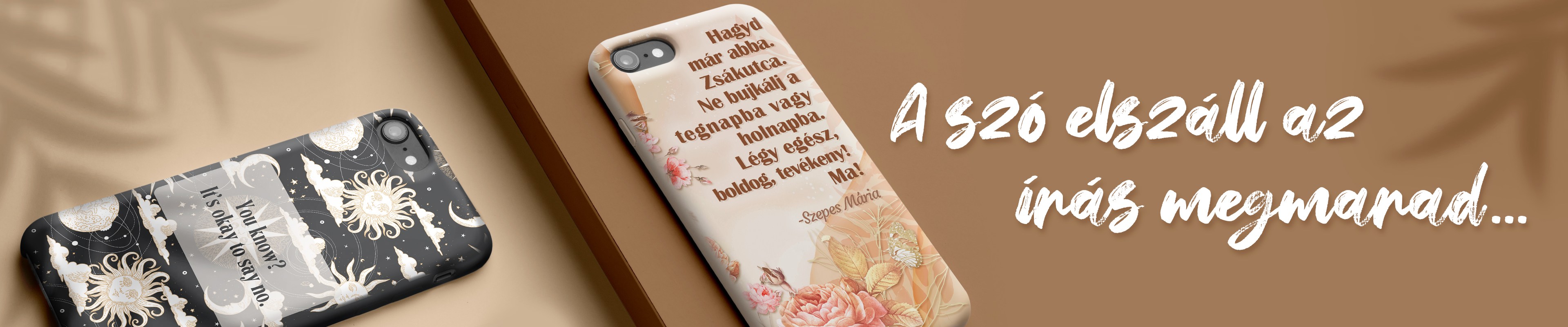 Inspiráló szöveges tokok