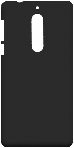 Nokia 5 kemény hátlap gumírozott fekete -- 20999