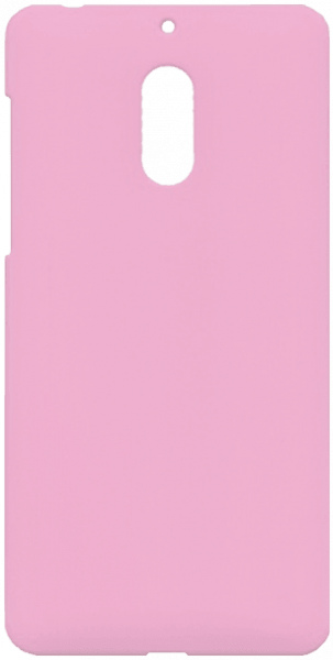 Nokia 6 Dual kemény hátlap gumírozott rózsaszín