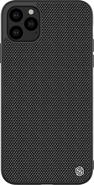 Apple iPhone 11 Pro kemény hátlap gyári NILLKIN szilikon keret fekete