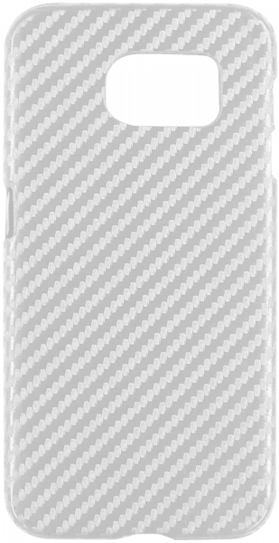 Samsung Galaxy S6 (G920) kemény hátlap karbon mintás fehér