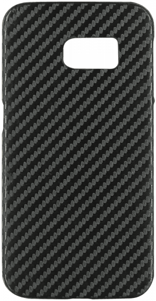 Samsung Galaxy S6 Edge (G925) kemény hátlap karbon mintás fekete