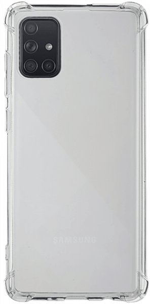 Samsung Galaxy A71 (SM-A715F) szilikon tok légpárnás sarok átlátszó