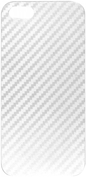Apple iPhone SE (2016) kemény hátlap karbon mintás fehér