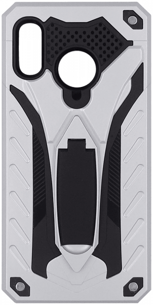 Samsung Galaxy A30 (SM-A305) ütésálló tok kitámasztó ezüst