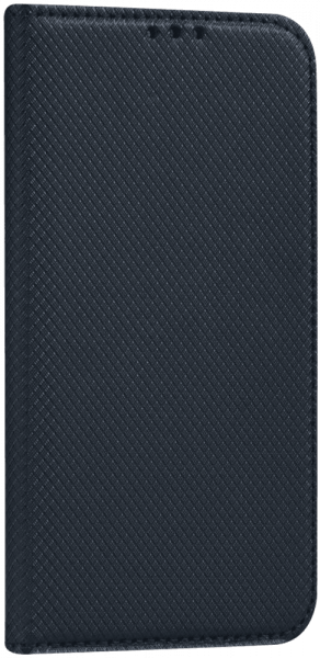 Samsung Galaxy J3 2017 (J330) oldalra nyíló flipes bőrtok rombusz mintás fekete