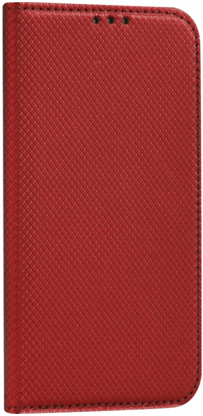 Samsung Galaxy S7 (G930) oldalra nyíló flipes bőrtok rombusz mintás piros