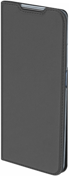 Samsung Galaxy A9 2018 (SM-A920) oldalra nyíló flipes bőrtok elől-hátul mágneses szürke