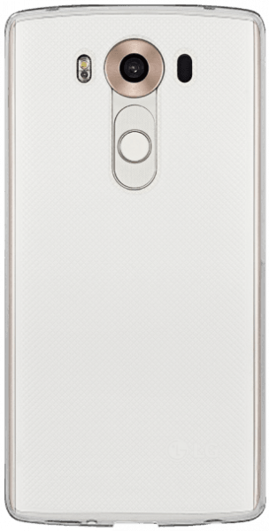 LG V10 Dual (H961) szilikon tok ultravékony átlátszó füstszínű