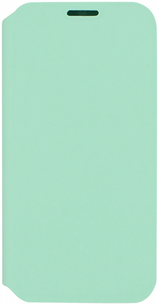 Apple iPhone 12 oldalra nyíló flipes bőrtok bankkártya tartó türkiz