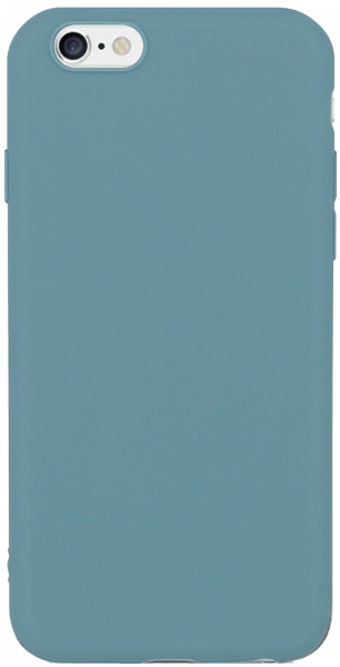 Apple iPhone 6S szilikon tok matt kékesszürke