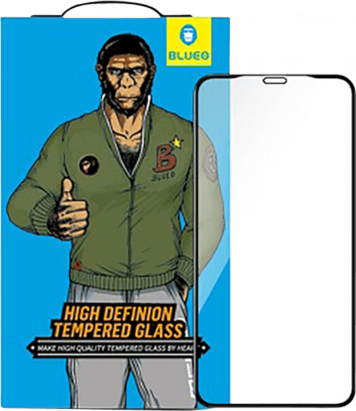 Apple iPhone 11 Pro edzett üvegfólia Mr Monkey átlátszó fekete