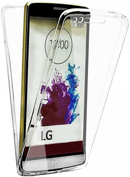 LG K8 (K350n) szilikon tok 360 ° védelem átlátszó