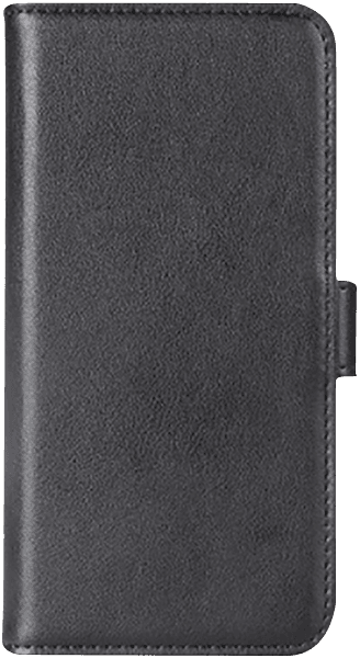 Samsung Galaxy Note 10 Plus oldalra nyíló flipes bőrtok valódi bőr fekete