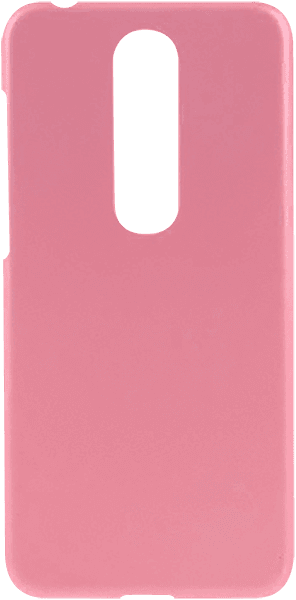 Nokia X6 2018 (6.1 Plus) kemény hátlap gumírozott rózsaszín