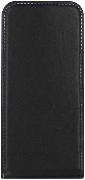 Oppo A72 lenyíló flipes bőrtok fekete