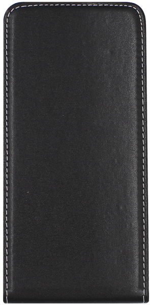 LG K52 lenyíló flipes bőrtok fekete