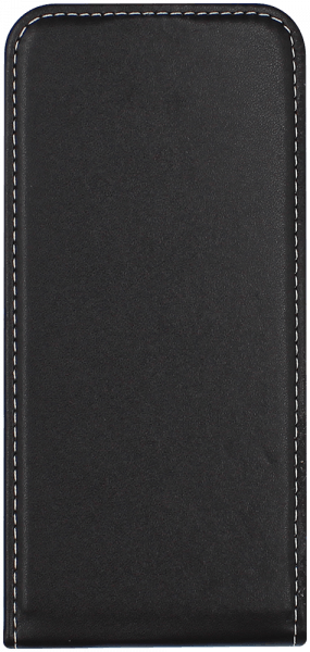 Oppo A91 lenyíló flipes bőrtok fekete