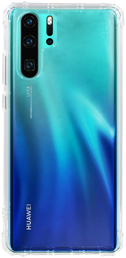 Huawei P30 Pro szilikon tok közepesen ütésálló légpárnás sarok átlátszó