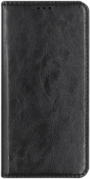 Samsung Galaxy S20 (SM-G980F) oldalra nyíló flipes bőrtok valódi bőr fekete