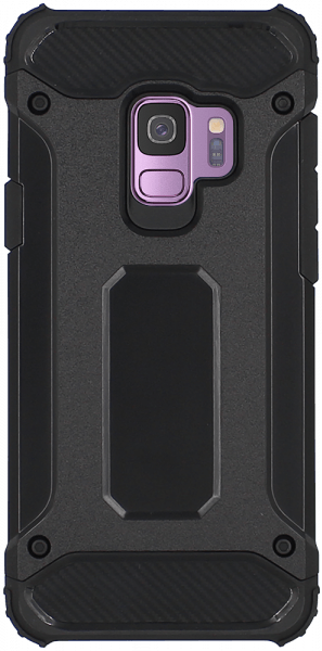 Samsung Galaxy S9 (G960) ütésálló tok légpárnás sarkas, hibrid Forcell Armor fekete